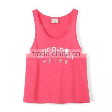 OEM Wholesale Cotton Fitness Women Gym Ladies Crop Top photo-3