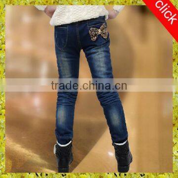 2015 Wholesale Fashion girl Pants Jeans For youny Girls