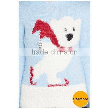 Fashion Christmas Women Pullover Sweater With Round Neck and Long Sleeve photo-4