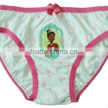 kids lovely cotton printing underwear girls briefs panties oem