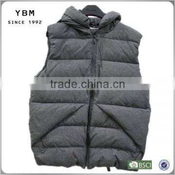 2014-2015 vest men winter fashion black vest