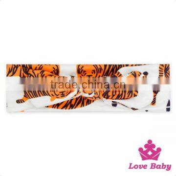 Wholesale Fancy Newborn Baby Gift Floral Pattern Cotton Bow Hair Headband Accessories For Baby photo-6