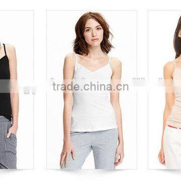 China Manufacturer Street Fashion Blank Design Hot Women Tank Top photo-2