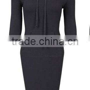 TOP Fashion Casual Long Hoodie Pocket Hoodies Women Slim Sexy photo-2