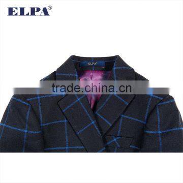 ELPA Fancy Fashion Slimming Check Designer 3 Piece Boys Wholesale Suits photo-5