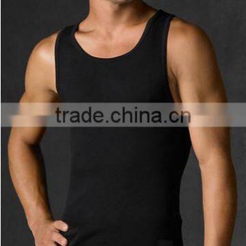 Mens cotton fitted tank tops RO02