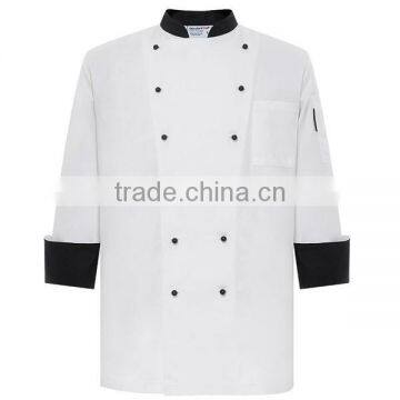 Double Breasted Chef Coat With Folded Cuff photo-4