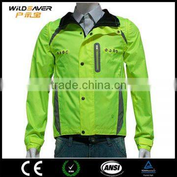 Rain Jacket Waterproof Breathable Jersey hi Vis Work Shirt photo-4
