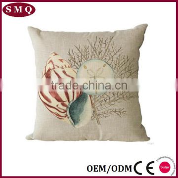 sea style latest design jute sofa seat cushion pillow