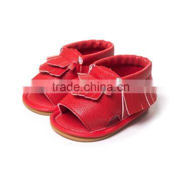 Artificial Leather Fringed Baby Summer Sandals, Hard Sole Baby Summer Sandals photo-3