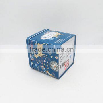 Blue Square Gift Tin Box/ Metal Money Tin Box photo-2