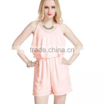 2016 Fashion Oem Women Dress One Pieces Chiffon Sexy Sundresses 2016 photo-3