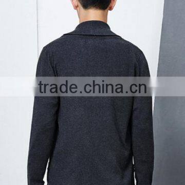 New Ideas Collar Wrap Grey Cashmere Knit Cashmere Sweater Mens for Sale photo-4