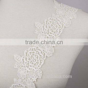 African Guipure Embroidery Lace Fabric With Holes photo-3