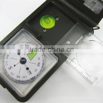 Multi-function 10 in 1 Military Tool Compass Hygrometer Led Light Thermometer Flint Fire Starter Outdoor Hiking Camping Survival photo-4