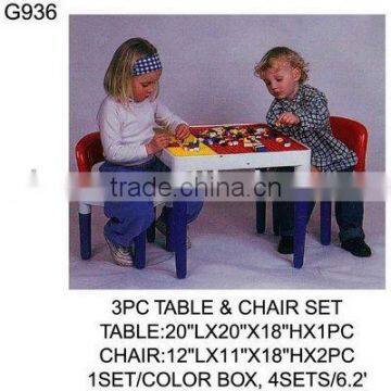 G936 3PC TABLE & CHAIR SET