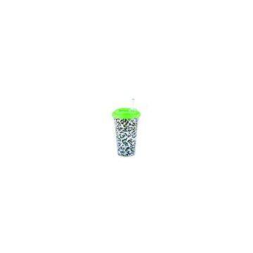 plastic mug tumbler cup(PT1649F)