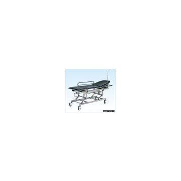 Stainless steel stretcher for emergency treatment with adjustable height E-5  hospital trolley