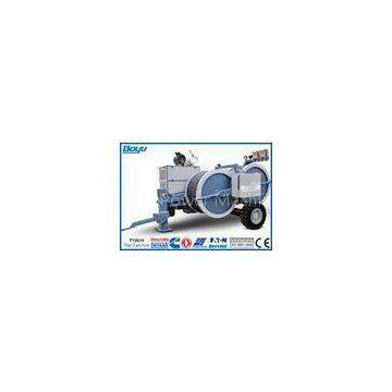 2x40kN Hydraulic Electric Tension Stringing Equipment Two Rope Conductors Max 8 Ton 77kw