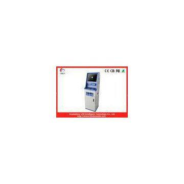 High Safety IP65 Bill Payment Kiosk Vertical With EPP , A4 Printer