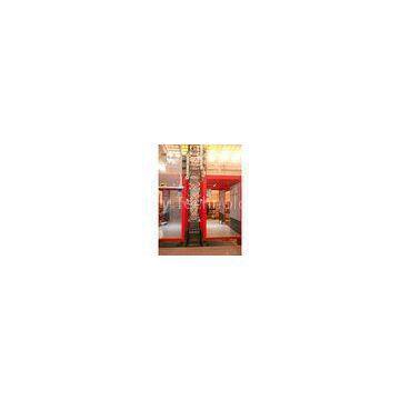 Single / Double Car 2700kg Industrial Elevators with Mast Hot-dip Galvanized