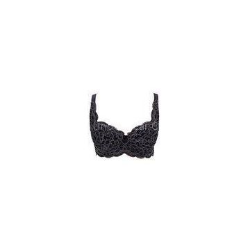 75D Exquisit Lace Overlay   Full Figured Bras  With  Contrast Color