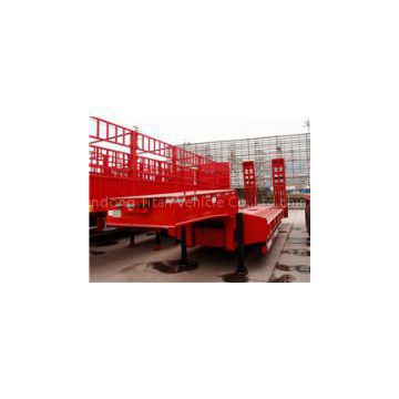 TITAN Factory Price Tri-axle 60 Tons Low Bed Trailer