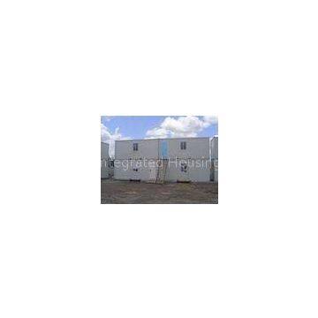 Durable Pu Sandwich Panel Steel Mobile Office Containers 20ft Modular House