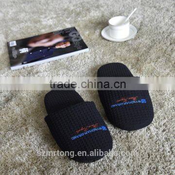 Black Brushed Slippers for Hotels