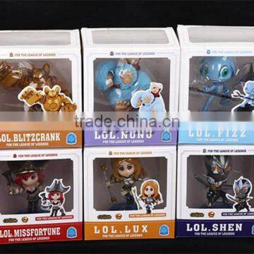 SV-LOL013 Popular Game League of Legends Action Figures PVC Doll Figure Set 6pcsLOL Q Version Figures photo-3