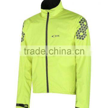 Men's top quality breathable waterproof reflective cycling jacket