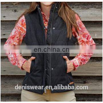 WOMEN ZIP FRONT VEST