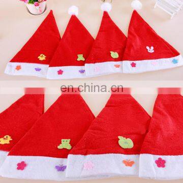 cheap in stock cute kid santa christmas hat