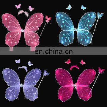 Wholesale kids party fancy dress fairy wing FGWG-1029