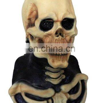 High Quanlity Jurassic Park Evil Scary Latex Skull Mask Adult Halloween Mask & Hat for Party