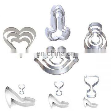 Bridal Shower Supplies Bachelorette Hen Party Stainless Steel Cake Mold photo-1
