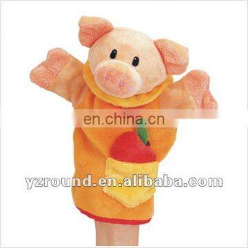 stuffed animal pattern pig hand puppet glove doll toy gift