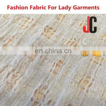 JC-M251646 wholesale Yarn dyed cotton nylon linen fabric fabrics of clothing