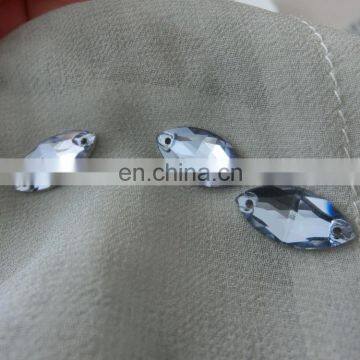 Light Sapphire High End Quality Horse Eye Wholesale Glass Beads Bulk from China