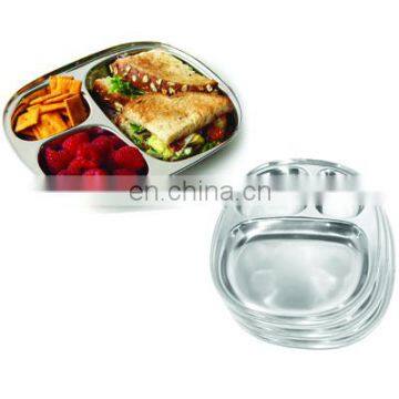 luxury bar Serving Platter stainless steel Serving Platter with PU handle