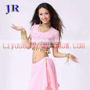 Egyptian Style Hanging Coins Belly Dance Costume Top for Women S-3008# photo-2