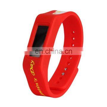 Golden Supplier Customized Oem Silicon Bracelet Colorful Smart Watch Bracelet photo-2