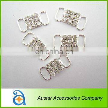 wholesale 1" small rhinestone connector for bikini top