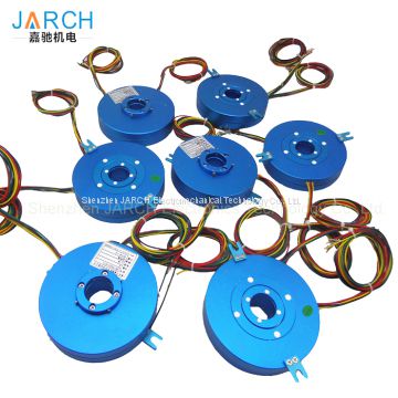 Disk slip rings flange mounted mini slip ring