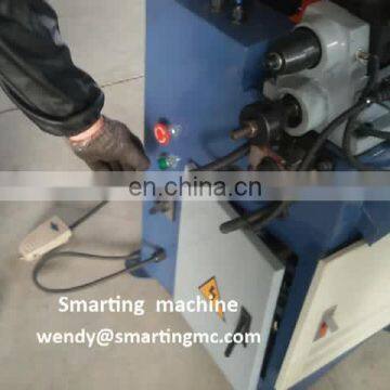 Single head steel bolt chamfering machine for outside angle deburring