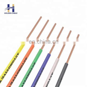 high quality 1.0mm 1.5mm 2.5mm electric automobile cable with best electric cable price