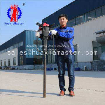 Huaxia Master supply QTZ-1 5 meters portable gasoline soil drilling rig environmental investigation soil sample drilling rig