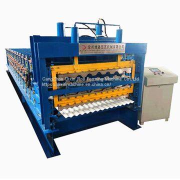 Glazed galvanized aluminum corrugated IBR sheet forming machine