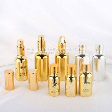 Wholesale Glass Electrochemical Aluminum Bottles Empty Essential Oil Bottle