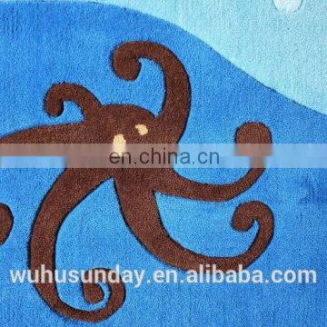 Best Selling Acrylic Polyester Modern Children Hand Made Carpet Custom Kids Rugs for Home Room photo-3